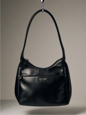 Nine West Small Black Shoulder Bag Y2K